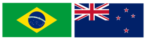 Brazil and New Zealand