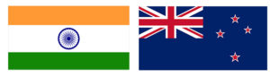 India and New Zealand